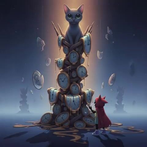 gboy cat clock melt.mp4