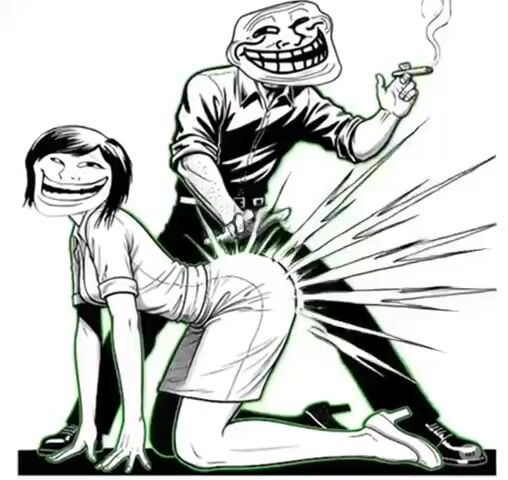 troll slaps trollina