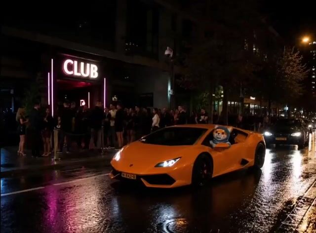 Asteroid Flexes Lambo At The Club