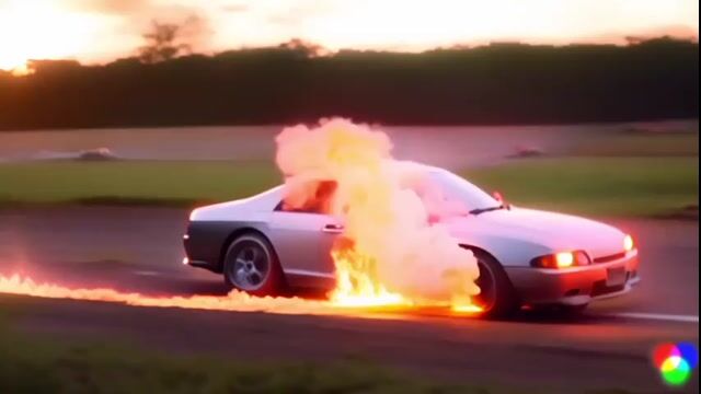 VIDEO - Rolling Car Fire Short.mov